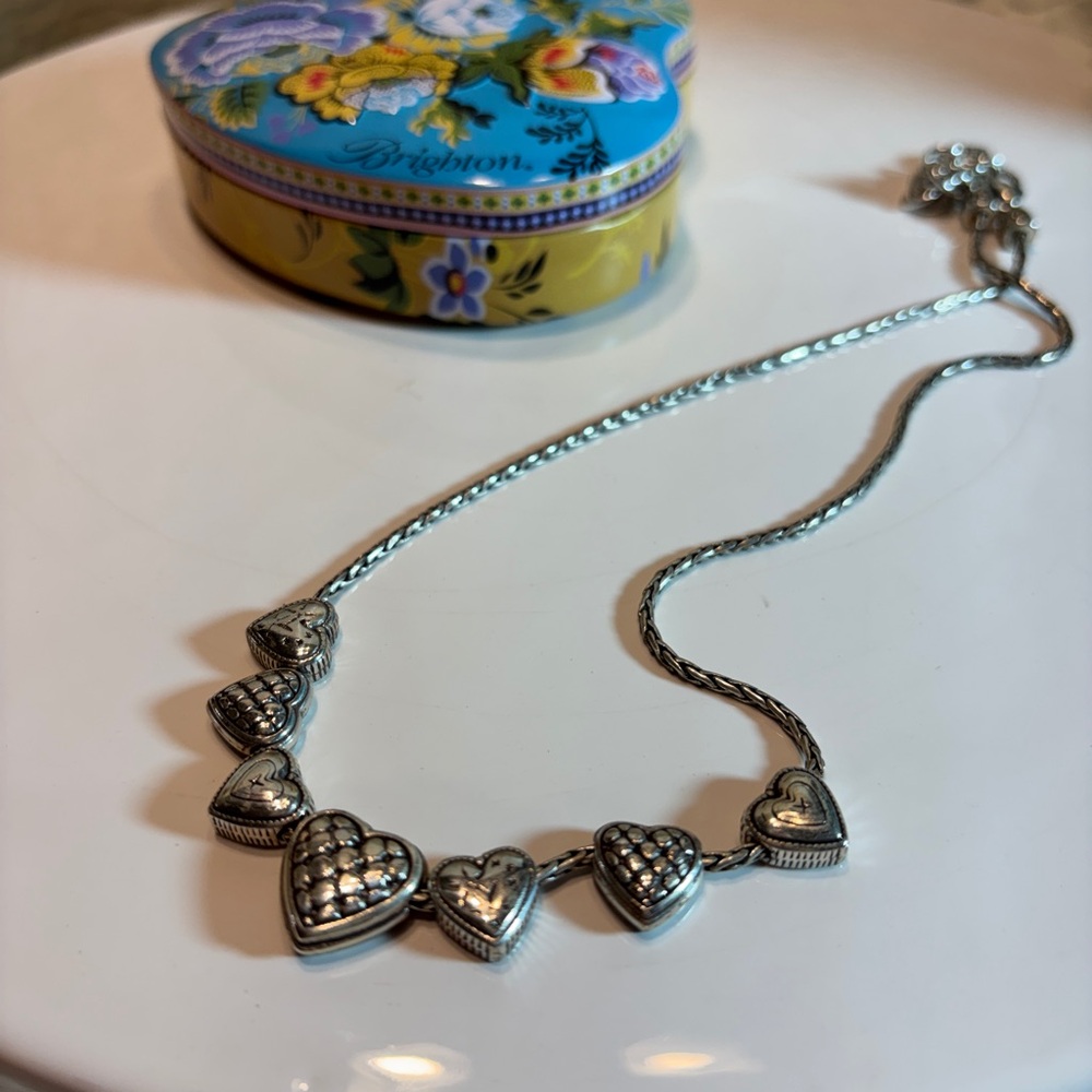 Brighton Silver Heart Charm Necklace - Picture 4 of 6